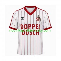 FC Köln Dres 1982 1983 Retro Domácí Fotbalové Dresy pro Muže Krátký rukáv
