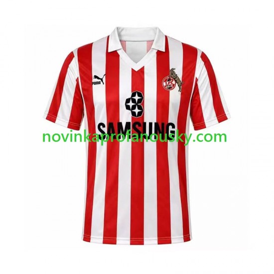 FC Köln Dres 1988 1989 Retro Alternativní Fotbalové Dresy pro Muže Krátký rukáv