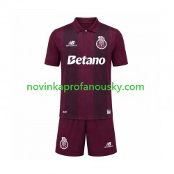 FC Porto Dres Venkovní Fotbalové Dresy pro Děti 2026-2027 Krátký rukáv