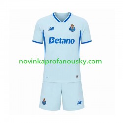 FC Porto Dres Alternativní Fotbalové Dresy pro Děti 2026-2027 Krátký rukáv
