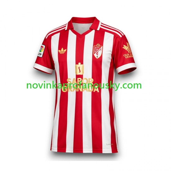 Granada Dres Retro Domácí Fotbalové Dresy pro Muže 2025-2026 Krátký rukáv