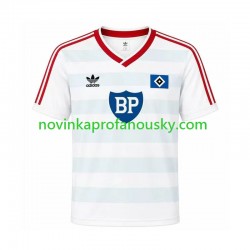 Hamburger SV Dres 1986 Retro Venkovní Fotbalové Dresy pro Muže Krátký rukáv