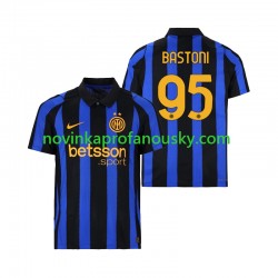 Inter Milán Dres Alessandro Bastoni 95 Domácí Fotbalové Dresy pro Muže 2026-2027 Krátký rukáv