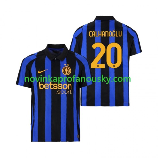 Inter Milán Dres Hakan Calhanoglu 20 Domácí Fotbalové Dresy pro Muže 2026-2027 Krátký rukáv