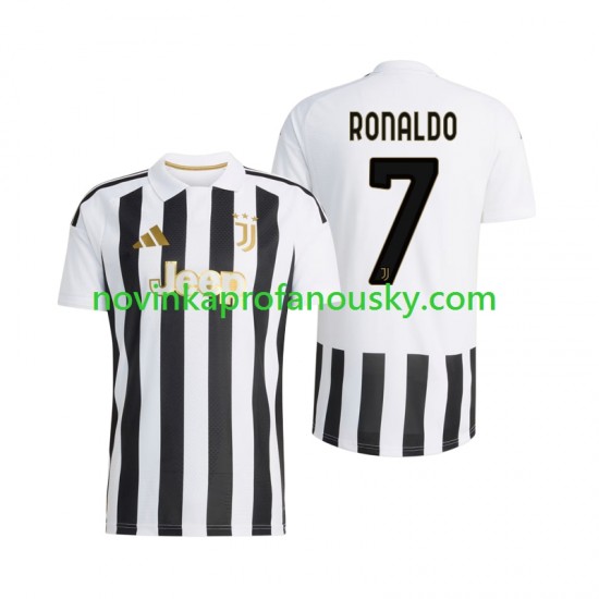 Juventus Dres Cristiano Ronaldo 7 Domácí Fotbalové Dresy pro Muže 2026-2027 Krátký rukáv