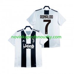 Juventus Dres Cristiano Ronaldo 2018 2019 Retro Domácí Fotbalové Dresy pro Muže Krátký rukáv
