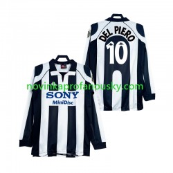 Juventus Dres DEL PIERO 10 1997 Retro Domácí Fotbalové Dresy pro Muže 1998 Dlouhý rukáv
