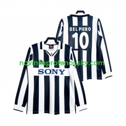 Juventus Dres DEL PIERO 10 1997 Retro Domácí Fotbalové Dresy pro Muže Dlouhý rukáv