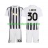 Juventus Dres Jonathan David 30 Domácí Fotbalové Dresy pro Děti 2026-2027 Krátký rukáv
