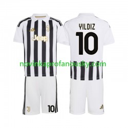 Juventus Dres Kenan Yildiz 10 Domácí Fotbalové Dresy pro Děti 2026-2027 Krátký rukáv