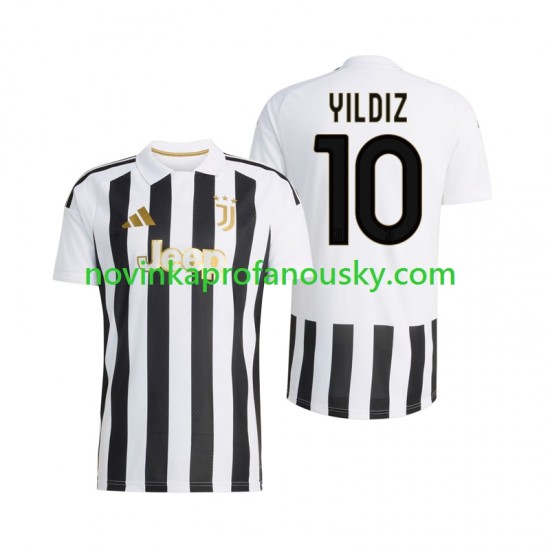 Juventus Dres Kenan Yildiz 10 Domácí Fotbalové Dresy pro Muže 2026-2027 Krátký rukáv
