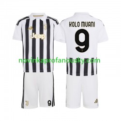 Juventus Dres Randal Kolo Muani 9 Domácí Fotbalové Dresy pro Děti 2026-2027 Krátký rukáv