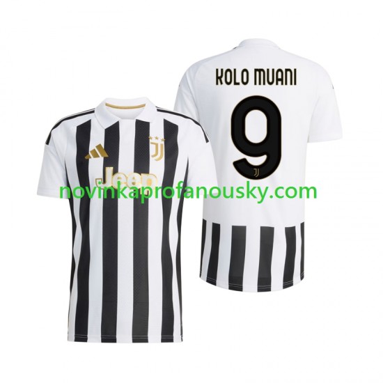 Juventus Dres Randal Kolo Muani 9 Domácí Fotbalové Dresy pro Muže 2026-2027 Krátký rukáv