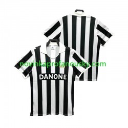 Juventus Dres 1992 Retro Domácí Fotbalové Dresy pro Muže 1994 Krátký rukáv