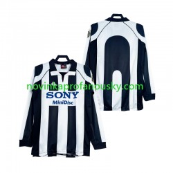 Juventus Dres 1997 Retro Domácí Fotbalové Dresy pro Muže 1998 Dlouhý rukáv