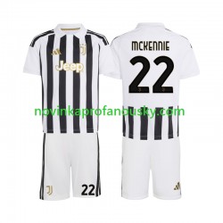 Juventus Dres Weston McKennie 22 Domácí Fotbalové Dresy pro Děti 2026-2027 Krátký rukáv