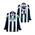 Juventus Dres ZIDANE 21 1997 Retro Domácí Fotbalové Dresy pro Muže 1998 Dlouhý rukáv
