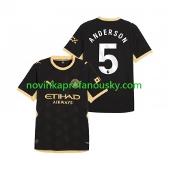 Manchester City Dres Elliot Anderson 5 Venkovní Fotbalové Dresy pro Muže 2026-2027 Krátký rukáv