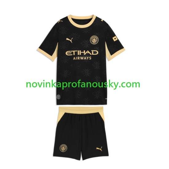 Manchester City Dres Venkovní Fotbalové Dresy pro Děti 2026-2027 Krátký rukáv