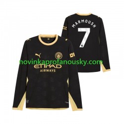 Manchester City Dres Omar Marmoush 7 Venkovní Fotbalové Dresy pro Muže 2026-2027 Dlouhý rukáv