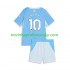 Manchester City Dres Rayan Cherki 10 Domácí Fotbalové Dresy pro Děti 2026-2027 Krátký rukáv