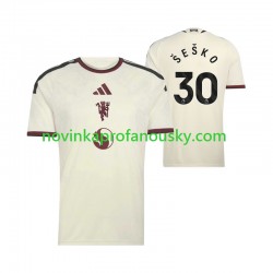 Manchester United Dres Benjamin Sesko 30 Alternativní Fotbalové Dresy pro Muže 2026-2027 Krátký rukáv