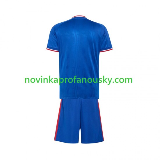 Manchester United Dres Venkovní Fotbalové Dresy pro Děti 2026-2027 Krátký rukáv