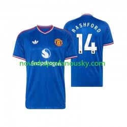 Manchester United Dres Marcus Rashford 14 Venkovní Fotbalové Dresy pro Muže 2026-2027 Krátký rukáv