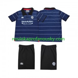 Manchester United Dres 2000 Retro Venkovní Fotbalové Dresy pro Děti 1999 Krátký rukáv
