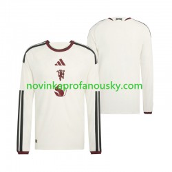 Manchester United Dres Alternativní Fotbalové Dresy pro Muže 2026-2027 Dlouhý rukáv
