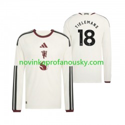 Manchester United Dres Youri Tielemans 18 Alternativní Fotbalové Dresy pro Muže 2026-2027 Dlouhý rukáv