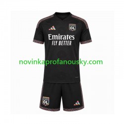 Olympique Lyonnais Dres Alternativní Fotbalové Dresy pro Děti 2026-2027 Krátký rukáv
