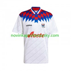 Olympique Lyonnais Dres 1995 1996 Retro Domácí Fotbalové Dresy pro Muže Krátký rukáv
