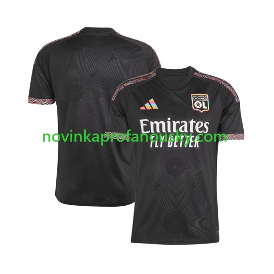 Olympique Lyonnais Dres Alternativní Fotbalové Dresy pro Muže 2026-2027 Krátký rukáv