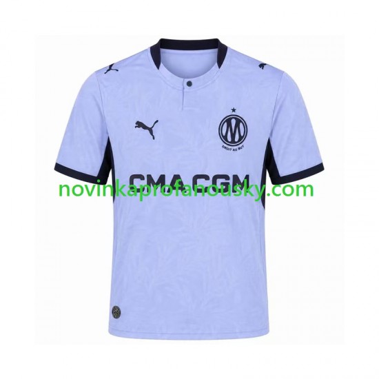 Olympique Marseille Dres Alternativní Fotbalové Dresy pro Muže 2026-2027 Krátký rukáv