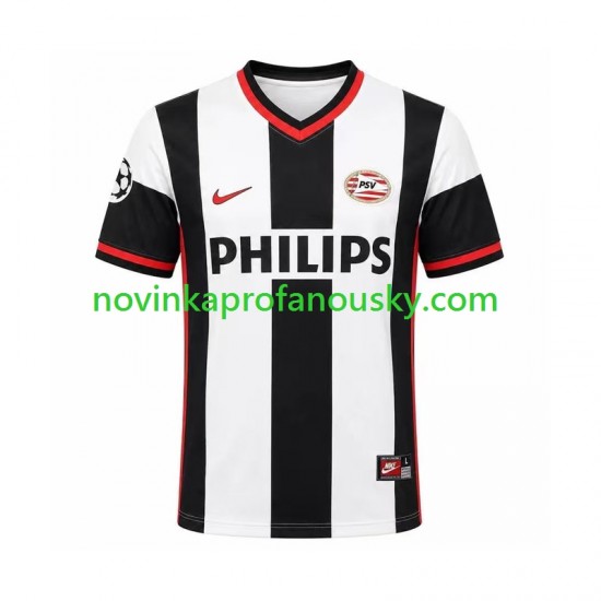 PSV Eindhoven Dres Retro Venkovní Fotbalové Dresy pro Muže 1998 Krátký rukáv