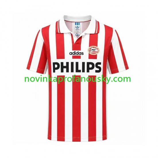PSV Eindhoven Dres Retro Domácí Fotbalové Dresy pro Muže 1994 Krátký rukáv