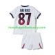 Paris Saint-Germain Dres Joao Neves 87 Venkovní Fotbalové Dresy pro Děti 2026-2027 Krátký rukáv
