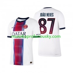 Paris Saint-Germain Dres Joao Neves 87 Venkovní Fotbalové Dresy pro Muže 2026-2027 Krátký rukáv