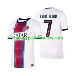 Paris Saint-Germain Dres Khvicha Kvaratskhelia 7 Venkovní Fotbalové Dresy pro Muže 2026-2027 Krátký rukáv
