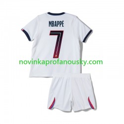 Paris Saint-Germain Dres Mbappé Kylian 7 Venkovní Fotbalové Dresy pro Děti 2026-2027 Krátký rukáv
