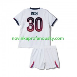 Paris Saint-Germain Dres Lionel Messi 30 Venkovní Fotbalové Dresy pro Děti 2026-2027 Krátký rukáv