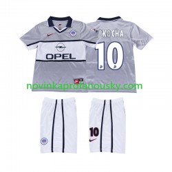Paris Saint-Germain Dres OKOCHA 10 2000 2001 Retro Venkovní Fotbalové Dresy pro Děti Krátký rukáv