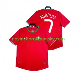 Portugalsko Dres Cristiano Ronaldo 7 2012 Retro Domácí Fotbalové Dresy pro Muže Krátký rukáv
