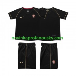 Portugalsko Dres Retro Venkovní Fotbalové Dresy pro Děti 2006 Krátký rukáv