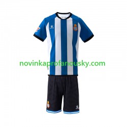 RCD Espanyol Dres Domácí Fotbalové Dresy pro Děti 2026-2027 Krátký rukáv
