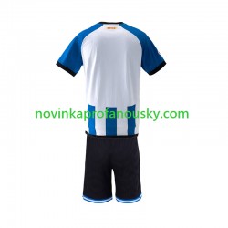 RCD Espanyol Dres Domácí Fotbalové Dresy pro Děti 2026-2027 Krátký rukáv