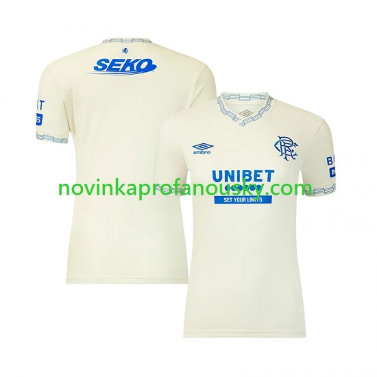 Rangers Dres Venkovní Fotbalové Dresy pro Muže 2026-2027 Krátký rukáv