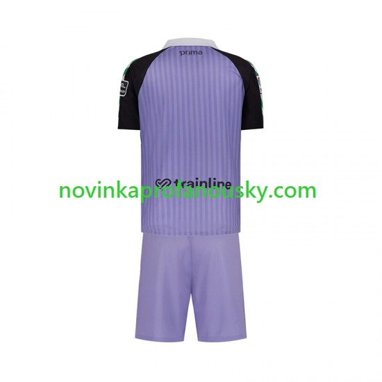 Real Betis Dres Brankářské Retro Domácí Fotbalové Dresy pro Děti 2025-2026 Krátký rukáv
