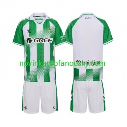 Real Betis Dres Domácí Fotbalové Dresy pro Děti 2026-2027 Krátký rukáv